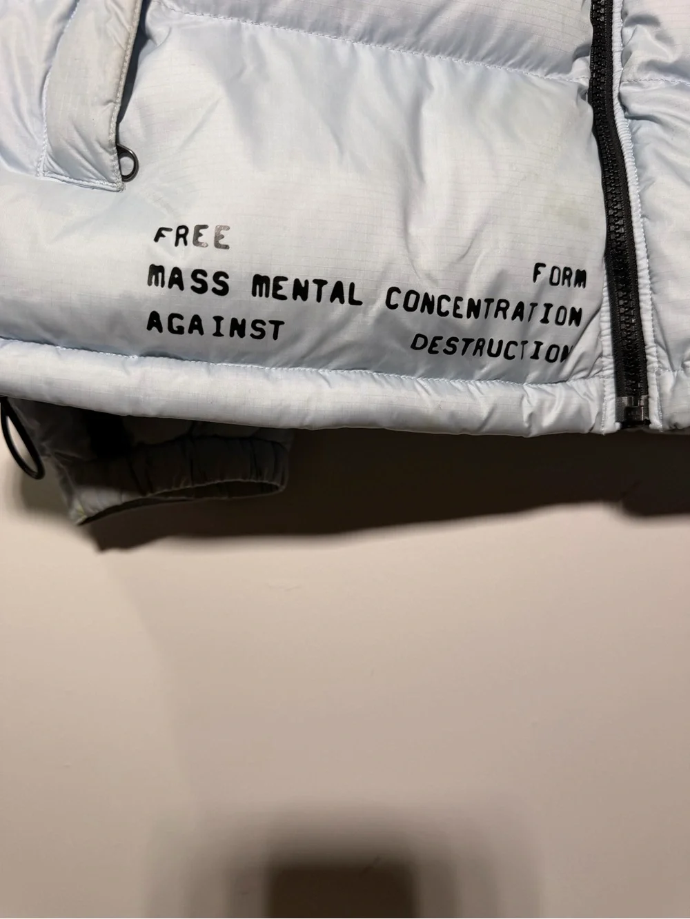 The North Face x Brain Dead Nuptse Jacket Sky Blue M EXTREME RARE
